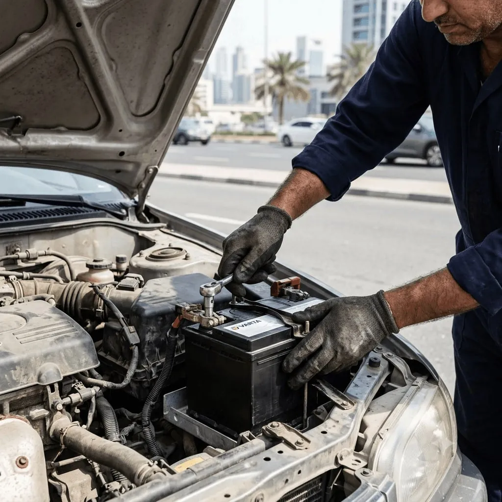 Car battery replacement